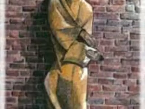 "St. Johannes" Tusche, Bernhard Schwandner, 2004