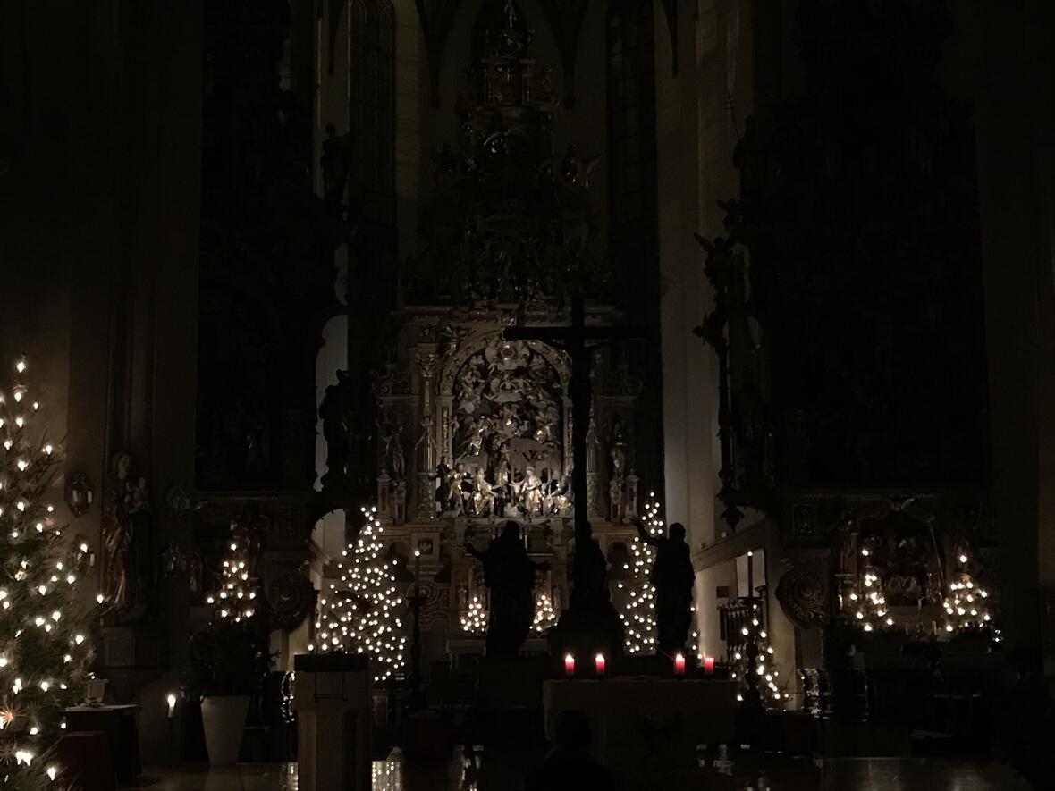 Christmette in St. Ulrich und Afra (Foto: Karl-Georg Michel)