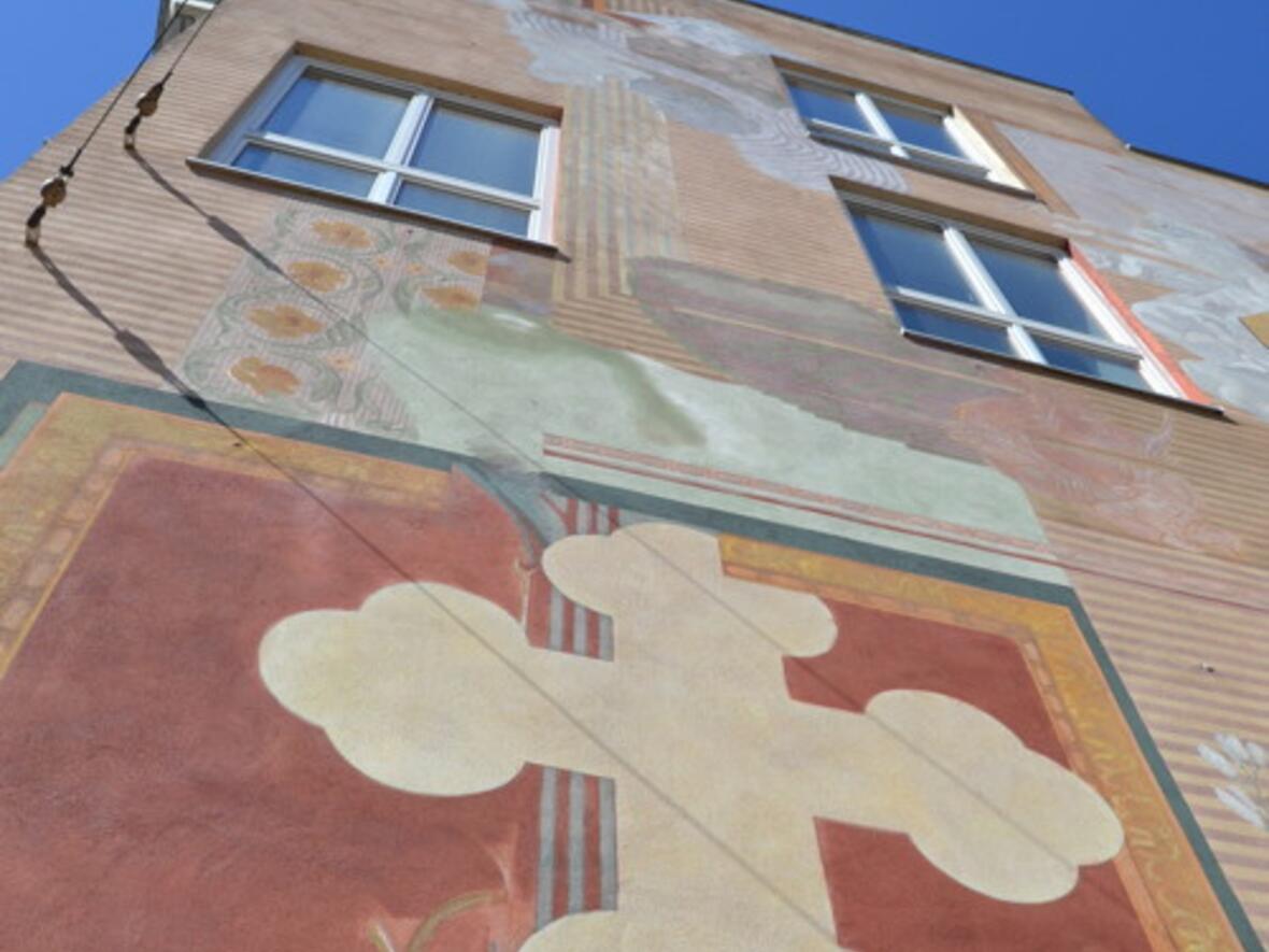 Außenfassade des Pfarrheims