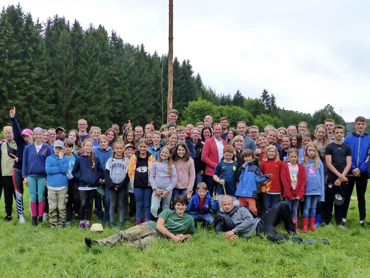 Schon legendär: Das Zeltlager der Pfarrjugend während der Sommerferien (Foto: Monika Schiefer)