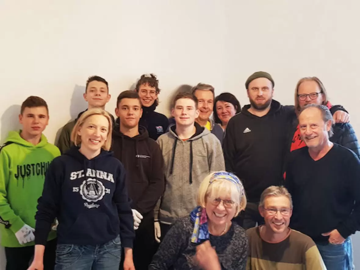 Einige der fleißigen Helfer unserer Aktion "Ukraine". (Foto: Karin Herwanger)