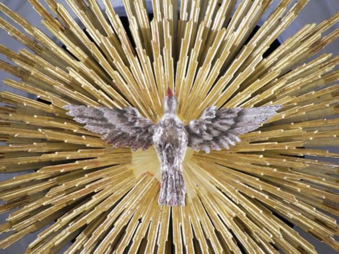 Die Taube - Symbol für den Heiligen Geist. (Foto: Martin Manigatterer, in: pfarrbriefservice.de)