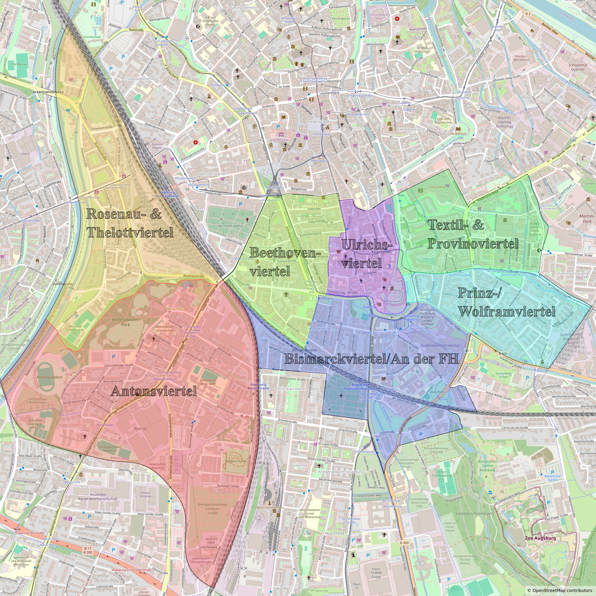 Sternsinger Gebiete PG