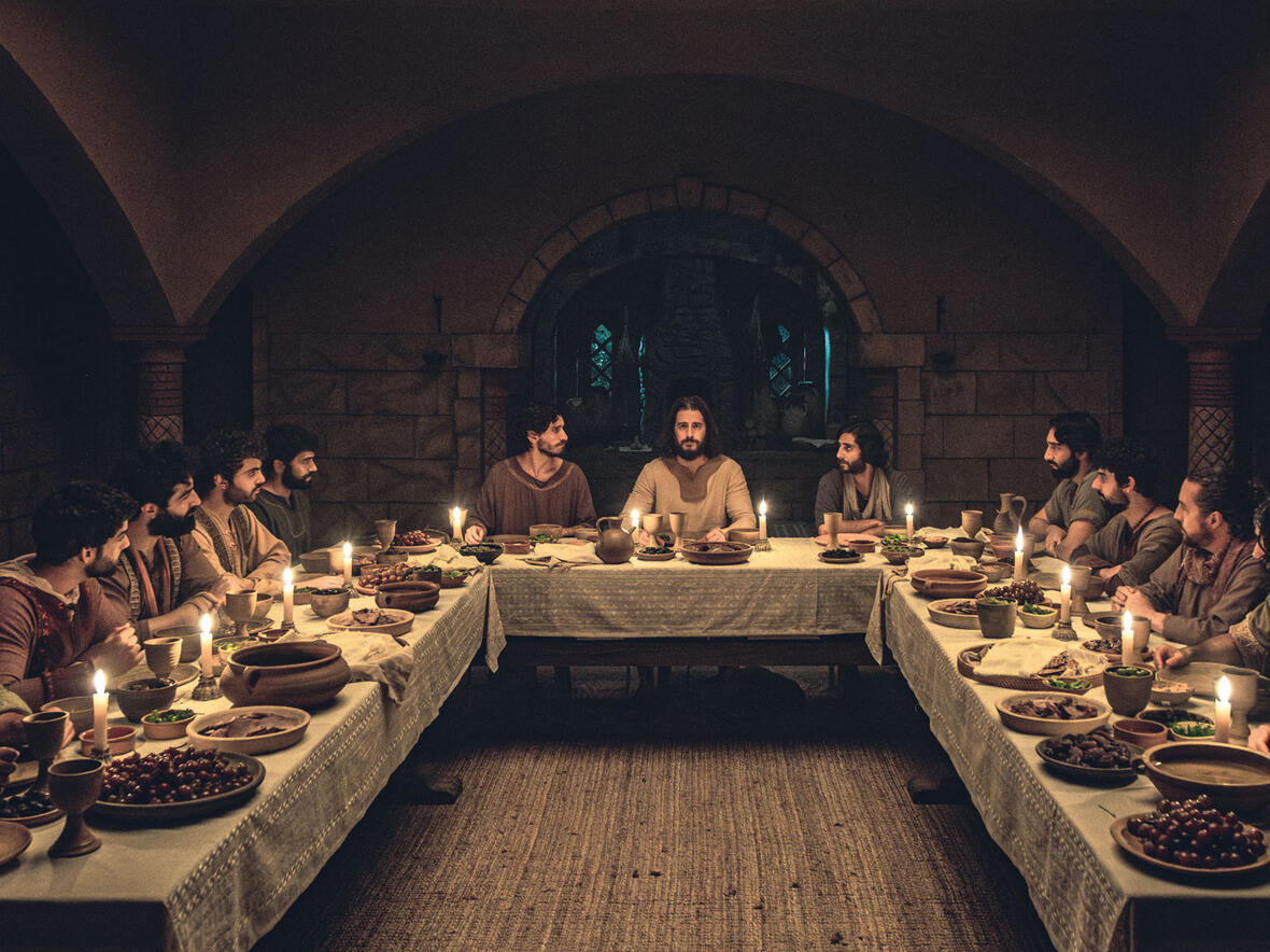 The CHOSEN: "Das letztes Abendmahl" (Grafik: the-chosen.net)