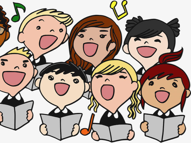 Fröhlich trällernd kommen die Kinder aus der Probe zurück (Grafik: pixabay)