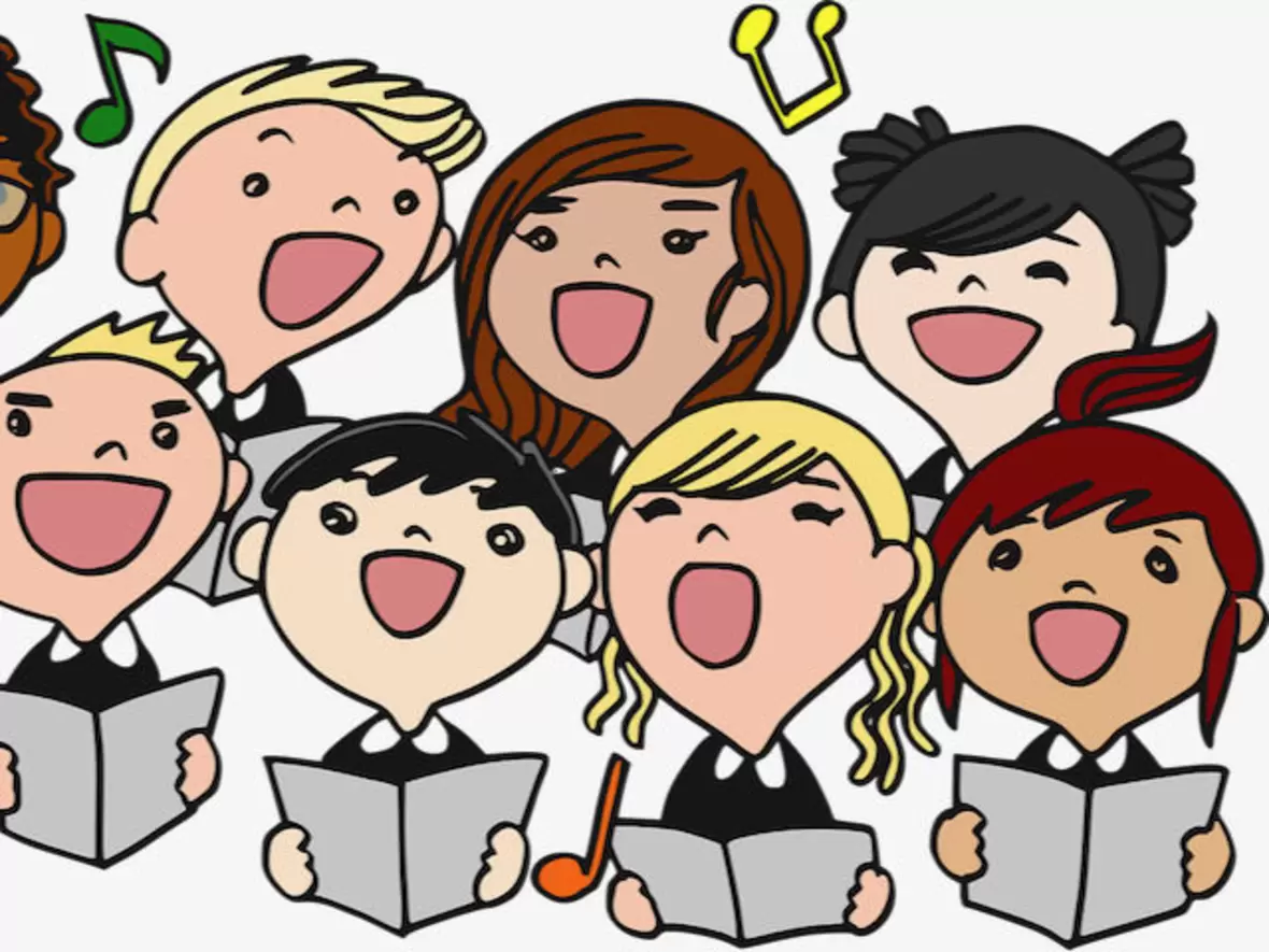 Fröhlich trällernd kommen die Kinder aus der Probe zurück (Grafik: pixabay)