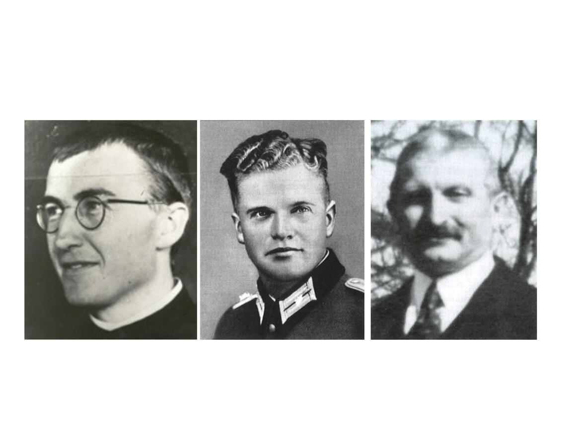 Pater Kunibert Ott, Michael Kitzelmann und Martin Mayrock (von links, Fotos: St. Ottilien,  Helmut Moll)