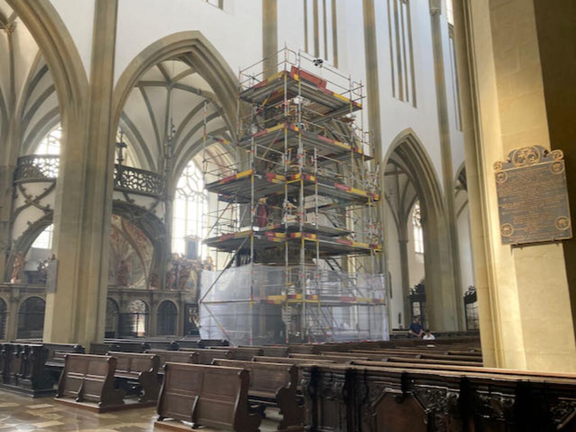 Nach der Andreaskapelle wird nun auch die Kanzel saniert (Foto: Karl-Georg Michel)