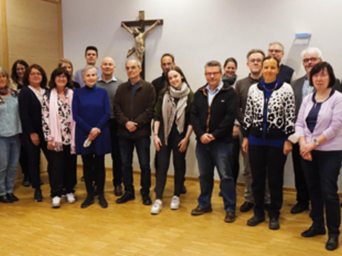 Der Pfarrgemeinderat von St. Ulrich und Afra ab März 2018 (Foto: Karin Michel)
